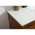 thumbnail image 4 of Elegant Decor Roman 48" Aluminum Alloy MDF Single Bathroom Vanity in Teak, 4 of 8