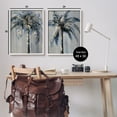 thumbnail image 4 of Stupell Industries Grey Modern Palm Trees Botanical & Floral Painting White Framed Art Print Wall Art, 24 x 30, Set of 2, 4 of 10