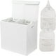thumbnail image 1 of Cesto para ropa sucia Simple Houseware doble con tapa, color blanco, 1 of 5
