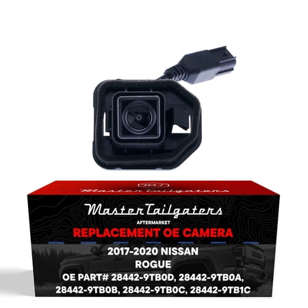 Master Tailgaters Replacement for Nissan Rogue w/o AVM (2017-2020) Rogue Hybrid w/o AVM (2017-2019) Backup Camera OE Part # 28442-9TB0D 28442-9TB0A 28442-9TB0B 28442-9TB0C 28442-9TB1C