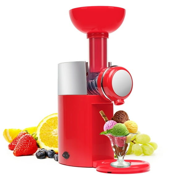Zootealy Ice Cream Machine Multifunctional Household Automatic 160W 1000ml Big Capaicty Mini DIY Slush Fruit Dessert Maker