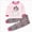Z67-Pink, variant on Girls Boys Toddler Fall Winter Clothes Long Sleeve Sweatshirt Pullover Tops Joggers Pants Outfit Set Long Sleeved Home Set Back-To-School Set 1T 2T 3T 4T 5T 6T Set 18-24 Months 12-18 Months