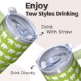 thumbnail image 4 of 20oz elephant Themed Tumbler with Handle Scratch Resistant Travel Car Home Cup Ideal Birthday Thanksgiving Gift for Women Men elephant Fans, 4 of 6