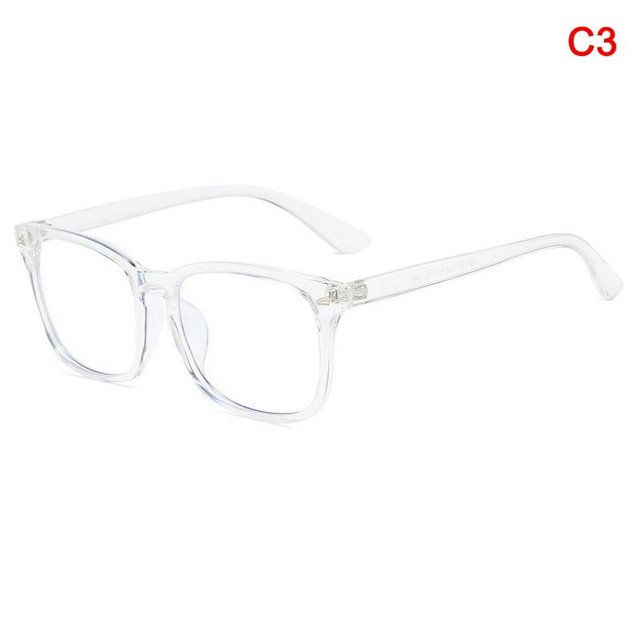 Blue Light Blocking Glasses Lightweight Eyeglasses Frame Filter Blue Ray Computer Game Glasses (Leopard Blue Film C3)