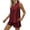 Wine, variant on Costeam Womens Linen Blend Two Piece Outfit Button V Neck Sleeveless Top and Shorts Lightweight Breathable Casual Summer Set