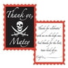 Partypro 58304 Pirate Thank You Notes