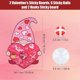 thumbnail image 2 of Juego de dardos con 2 bolas adhesivas para San Valentín, con un adorable dardo de corazón de gnomo., 2 of 5