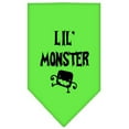 thumbnail image 4 of Halloween Pet and Dog Bandana Screen Printed, "Lil Monster", 4 of 10