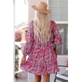 thumbnail image 3 of Redhotype V-Neck Boho Chic Floral Dress – Spring/Summer Soirees, 3 of 8