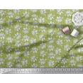 thumbnail image 3 of Soimoi Green Cotton Cambric Fabric Artistic Leaf & Floral Fabric Prints By Yard 42 Inch Wide, 3 of 3