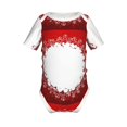thumbnail image 2 of Balery Winter Christmas Snowflake Pattern Baby Climbing Clothes Infant Bodysuit Cute Infant Bodysuit Baby Romper-18 Months, 2 of 7