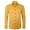 Yellow, variant on Icvfdpl Shirts For Men Stretch Slim Fashion Business Casual Solid Color Long Sleeve Beige Breathable Mens T-Shirts L