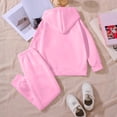 thumbnail image 5 of Linfrsh Girls Clothes Fall Winter Toddler Outfits Cute Print Hoodie Sweatshirt + Sweatpants 2 Piece Set, 5 of 5