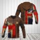 thumbnail image 3 of Sudadera con capucha con emblema de la bandera nacional de Inglaterra suiza para hombres, ropa con estampado patriótico en 3D, nuevas sudaderas con capucha para mujeres, jersey de moda Harajuku y2k, 3 of 5