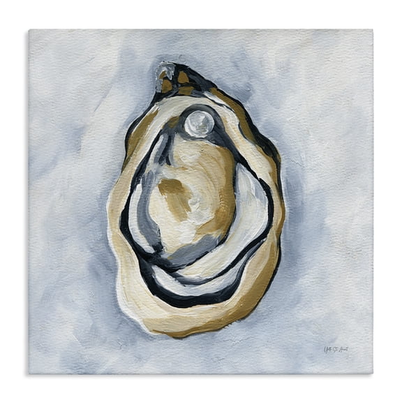 Stupell Industries Coastal Oyster with Pearl Canvas Art, 17 x 17, by Yvette St. Amant