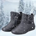 thumbnail image 2 of NOKIO B𝗈𝗈𝑡𝑠 for Women Ankle Booties V𝗂ntage Round Toe B𝗈𝗈𝑡𝑠 Elastic 𝖫a𝖼e Up Flat Booties Comfortable S𝗅ip on B𝗈𝗈𝑡𝑠 Fall Winter Retro Ladies Shoes Casual Outdoor Walking Shoes, 2 of 4