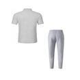 thumbnail image 5 of Avirosel Men's Casual Solid Color Pocket Short Sleeve Top and Elastic Waist Pants Set for Outdoor Summer Relaxed Wear, 5 of 5