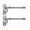 8 inches, variant on Steel Bolts Door Hinge easy installs Gate Hinges Adjustable bolts Hinges Heavy Duty Door Hinges for Various door &