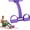 Purple, variant on 2026 Upgrade Pedal Resistance Band with Handles, Multifunction Elastic Tension Rope, Home Exercise Equipment for Full Body Workout, Yoga, Stretching, Waist, Arm & Leg Training