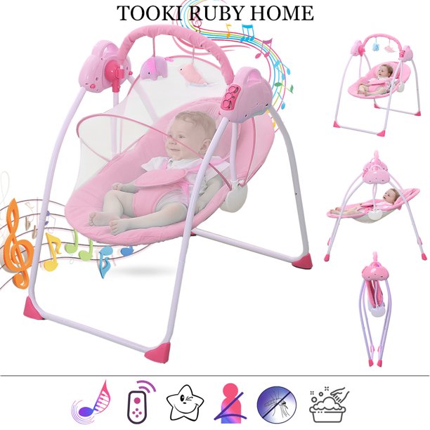 Baby Swing for Infants to Toddler Infant Swing Bluetooth Swing with
