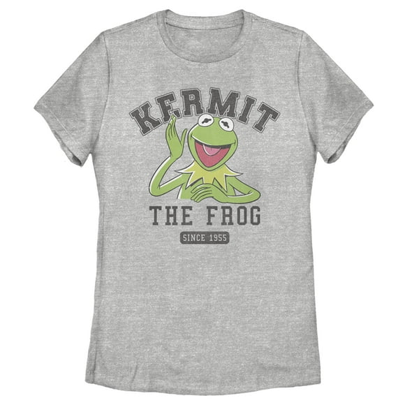 T-Shirt Universitaire The Muppets Kermit 1955 pour Femme - Athlétique - Grand