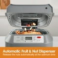 thumbnail image 4 of Kitchen in the Box 2lb Bread Maker with Auto Fruit Nut Dispenser, 12-in-1 Gluten-Free Bread Machine, 13H Delay Timer, Nonstick Pan, Keep Warm, Gray, 4 of 7