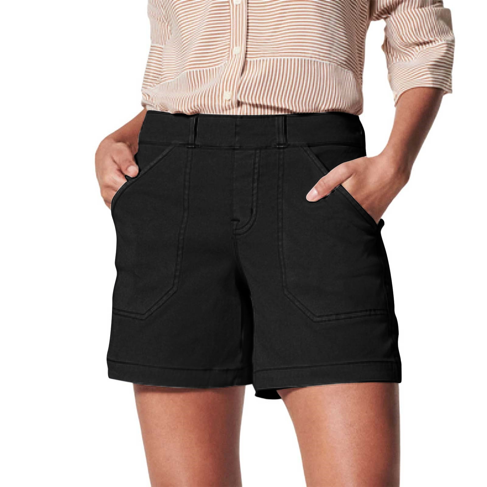 Black suit shorts womens 2025