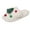 White, variant on CAIXIA Toddler Slippers Girl Boy Lightweight House Slippers Artificial Athletic Christmas Tree Simple Socks with Indoor Outdoor