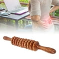 thumbnail image 4 of Rouleau de Massage Éliminant la Fatigue, Rouleau de Massage Bâton Réduit la Graisse Poignée Libre Relaxe les Cuisses Grandes Zones Musculaires pour la Maison pour Femmes Rouge Vin, 4 of 8
