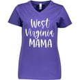 thumbnail image 3 of Inktastic West Virginia Mama Women's V-Neck T-Shirt, 3 of 5