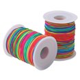 thumbnail image 3 of Gieenan 100m Rainbow Colourful Elastic Cord 1mm Thread Stretch String Craft for Beading Braiding DIY Jewelry, 3 of 6