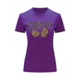 thumbnail image 2 of Playera Blusa Cherry Cerezas Animal Print Color Morado Talla Mediana Marca Emil SaEs, 2 of 4