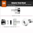 thumbnail image 2 of MesaSe Washing Machine Water Inlet Hose Washer Pipe Tube Connector extended line White Color [3m], 2 of 7