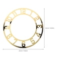 thumbnail image 2 of HEANUJJ 2Pcs Modern Design Mirror Round Dial for Hotel Lobby and Entryway, 2 of 8