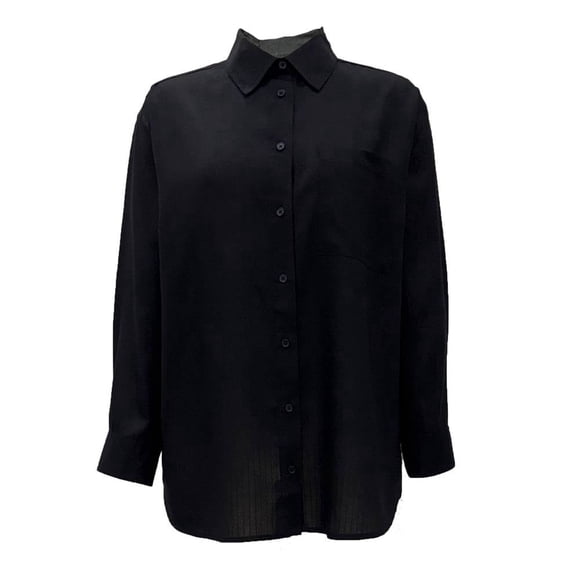 GEORGE G BLUSA CAMISERA ML LISA NEGRA