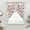 White, variant on Spring Floral Swag Curtains for Kitchen/Bedroom/Living Room, Retro Pink Orchid Flowers Leaves Botanical Scalloped Curtains 63 Inch Long, Window Swag Topper Curtains Valances 2 Panels Set 36"x63"
