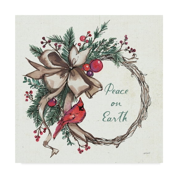 Trademark Fine Art 'Seasonal Charm IV' Canvas Art by Anne Tavoletti