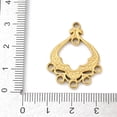 thumbnail image 3 of 10pcs 304 Stainless Steel Chandelier Component Links Ion Platin(IP) Teardrop Golden 29.5x23x2.5mm Hole: 2mm, 3 of 3