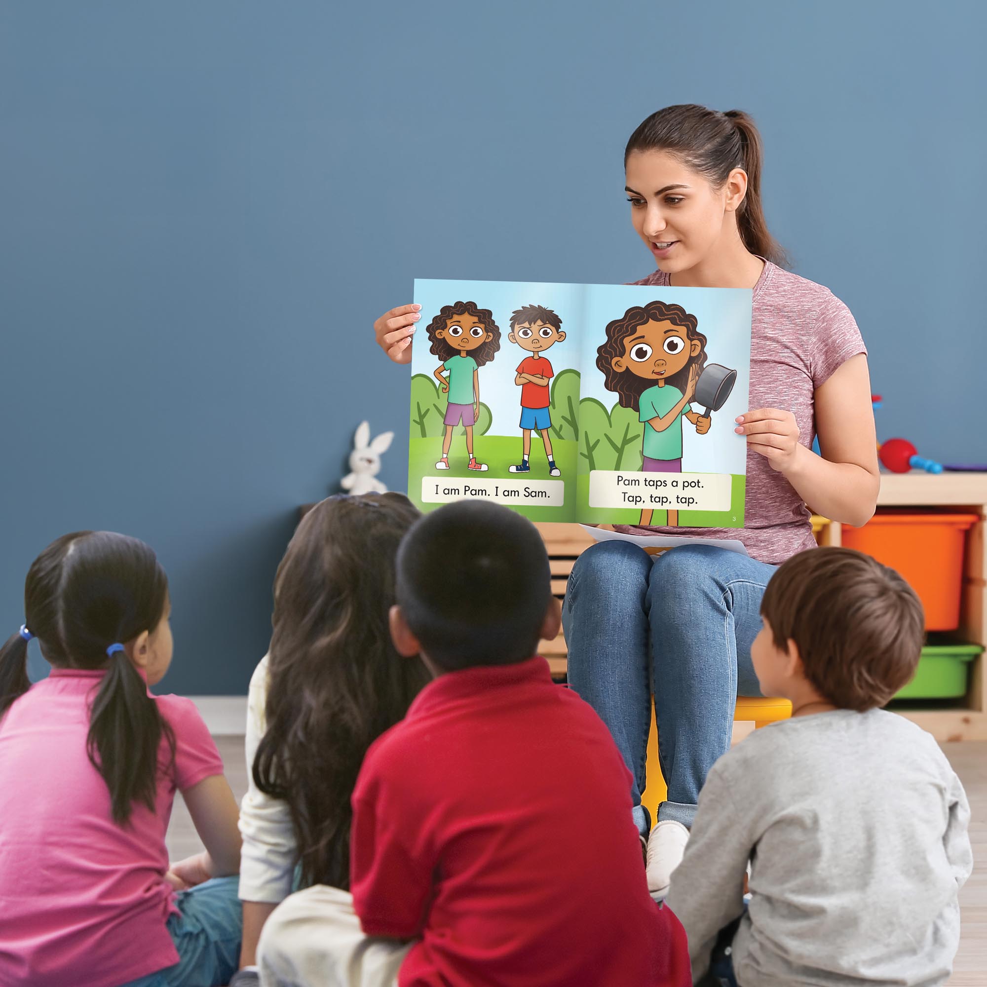 6 XL Decodable Fiction Big Books for Classrooms