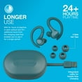 thumbnail image 5 of JLab Go Air Sport Bluetooth Earbuds, True Wireless with Charging Case, Teal, 5 of 6