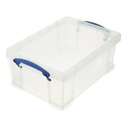 Really Useful Box 9L Storage Container w/Snap Lid & Clip Lock Handles