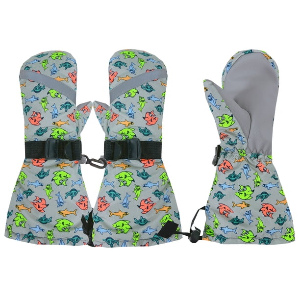 Guantes de esquí para niños Juego de bolsa de esquí profesional Esquí de invierno para niños Uso versátil