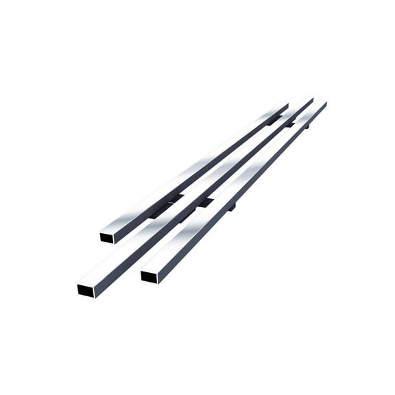 APS Compatible with Ford Mustang 1999-2004 V6 Hood Scoop Stainless Steel SS Chrome Billet Front Grill Grille Insert F66011A