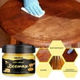 DMDUOU Wood Polishing Beeswax,Wood Maintenance Wax,Natural Wood Floor