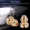 thumbnail image 3 of Foam Cannon Orifice Nozzle Tips, High Replacement Thread Nozzle for Snow Foam Lance, 1.0 Mm, 2-Pack, 3 of 5