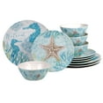 thumbnail image 1 of Certified International Beachcomber 12 piece Melamne Dinnerware Set, Service for 4, 1 of 4