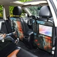 thumbnail image 7 of WOBOGO Lonely Woman Backseat Car Organizer Footed Universal Car with Touch Screen Tablet Holder Rear Seat Protector, 7 of 7