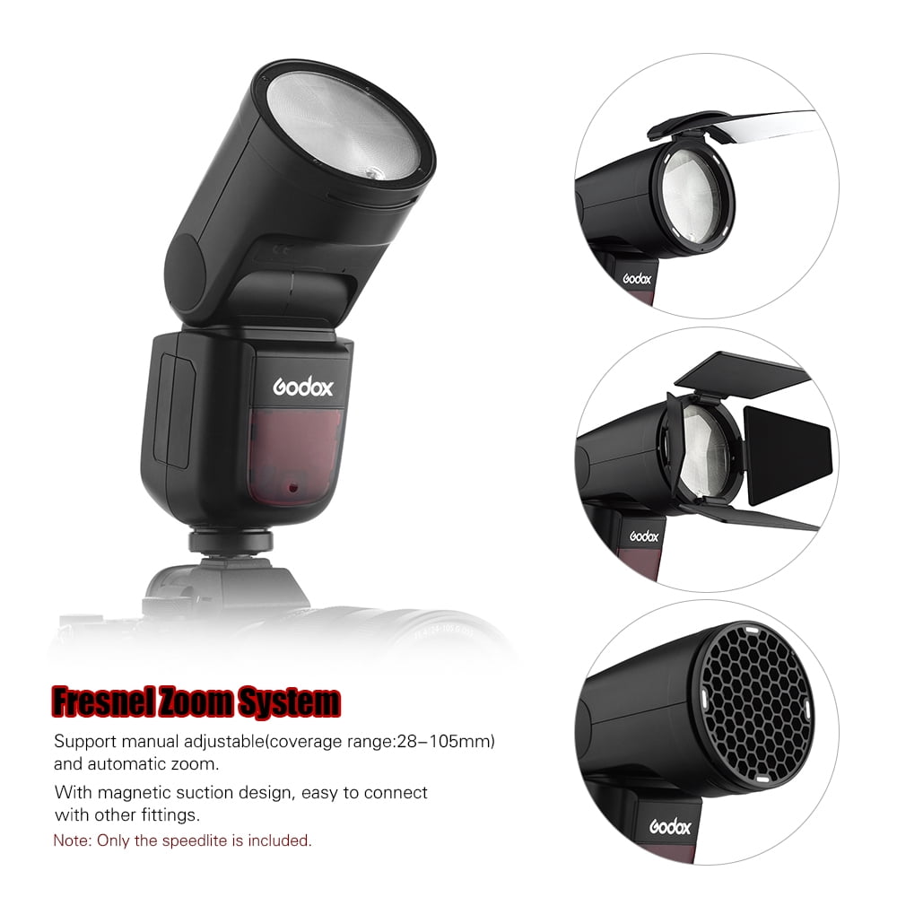 Godox V1S Professional Camera Flash Speedlite Speedlight Round
