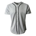 thumbnail image 2 of Ma Croix Mens Baseball Jersey Button Down Athletic Sport Uniform, 2 of 4