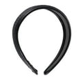 thumbnail image 3 of Unique Bargains 1 Pc Headband Grid Wide-brimmed Hair Accessories for Women Black, 3 of 5